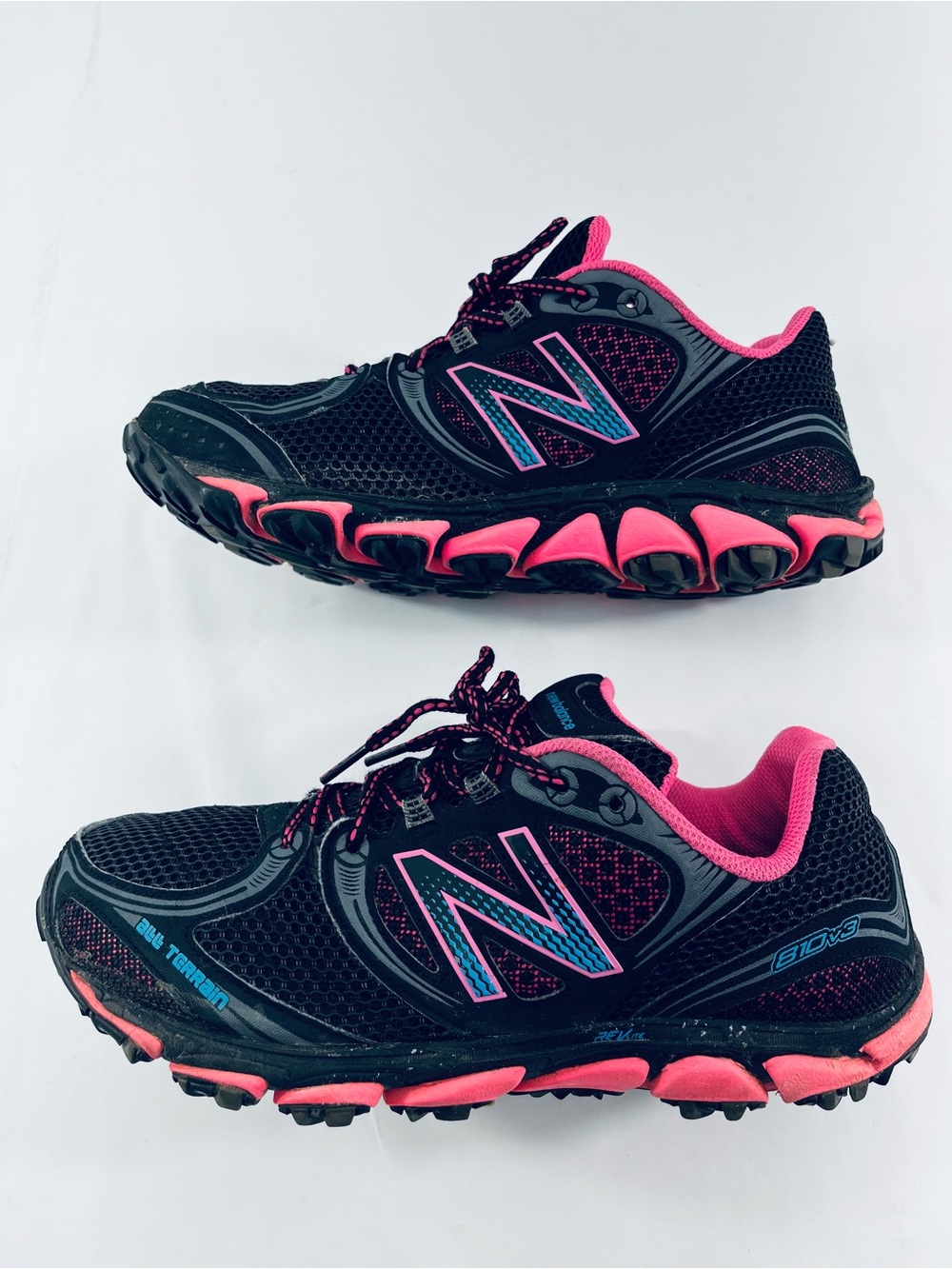 New Balance #WT810BP3 Women's Size:10 Black Pink All Terrain Running Shoes